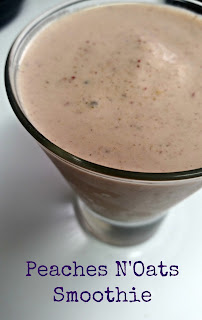 Peach oat smoothie - turning mommy
