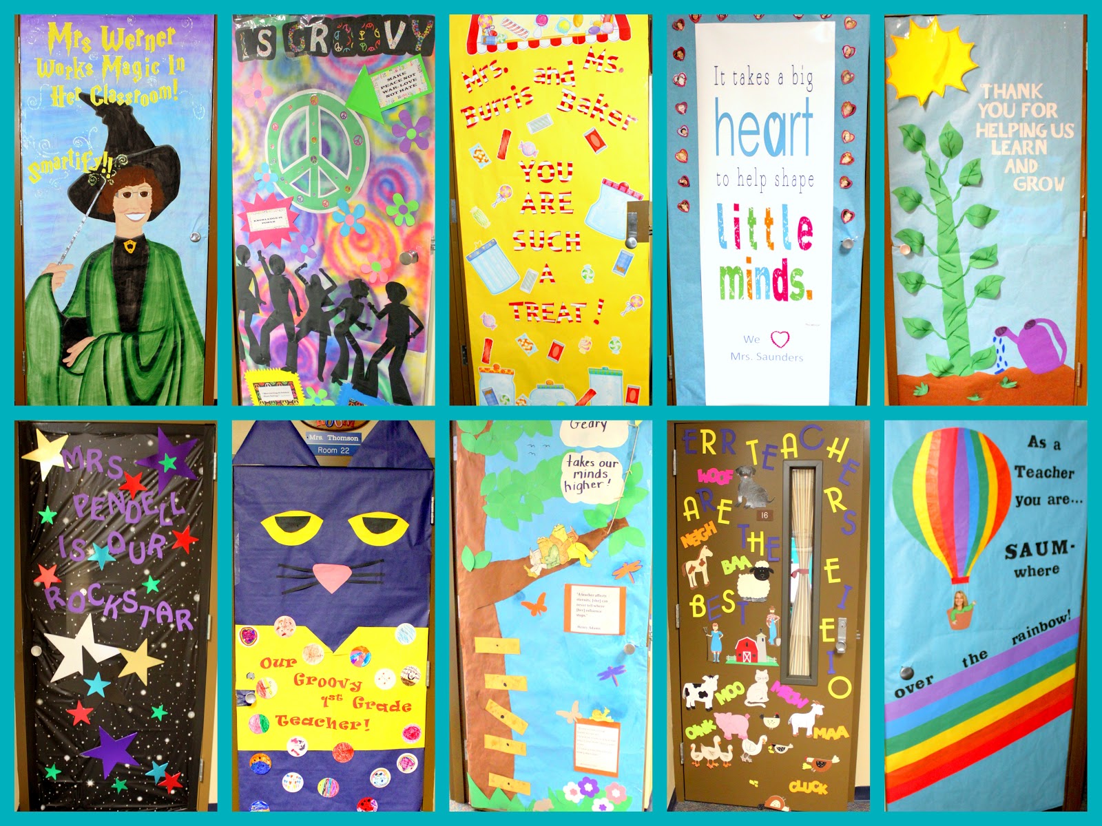Harry Potter Door Decorations - Teacher Appreciation - Party Ideas for Real  People