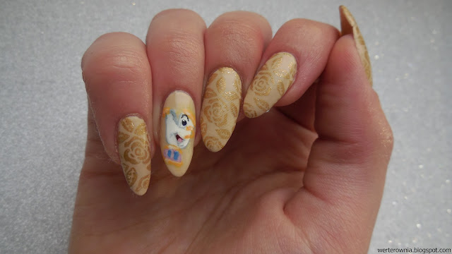 Beauty and the Beast nail art