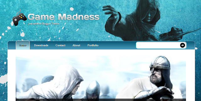 Game Madness - Assassins Creed Blogger Template