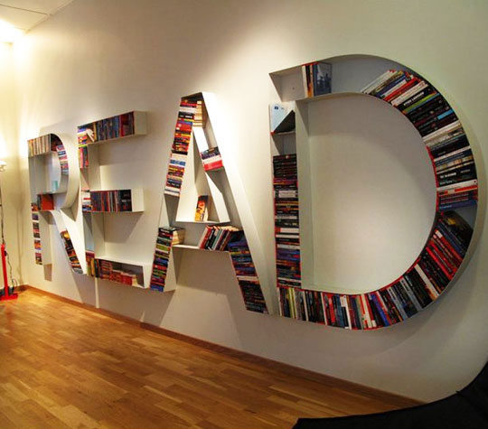 Cool 'READ' Bookshelf