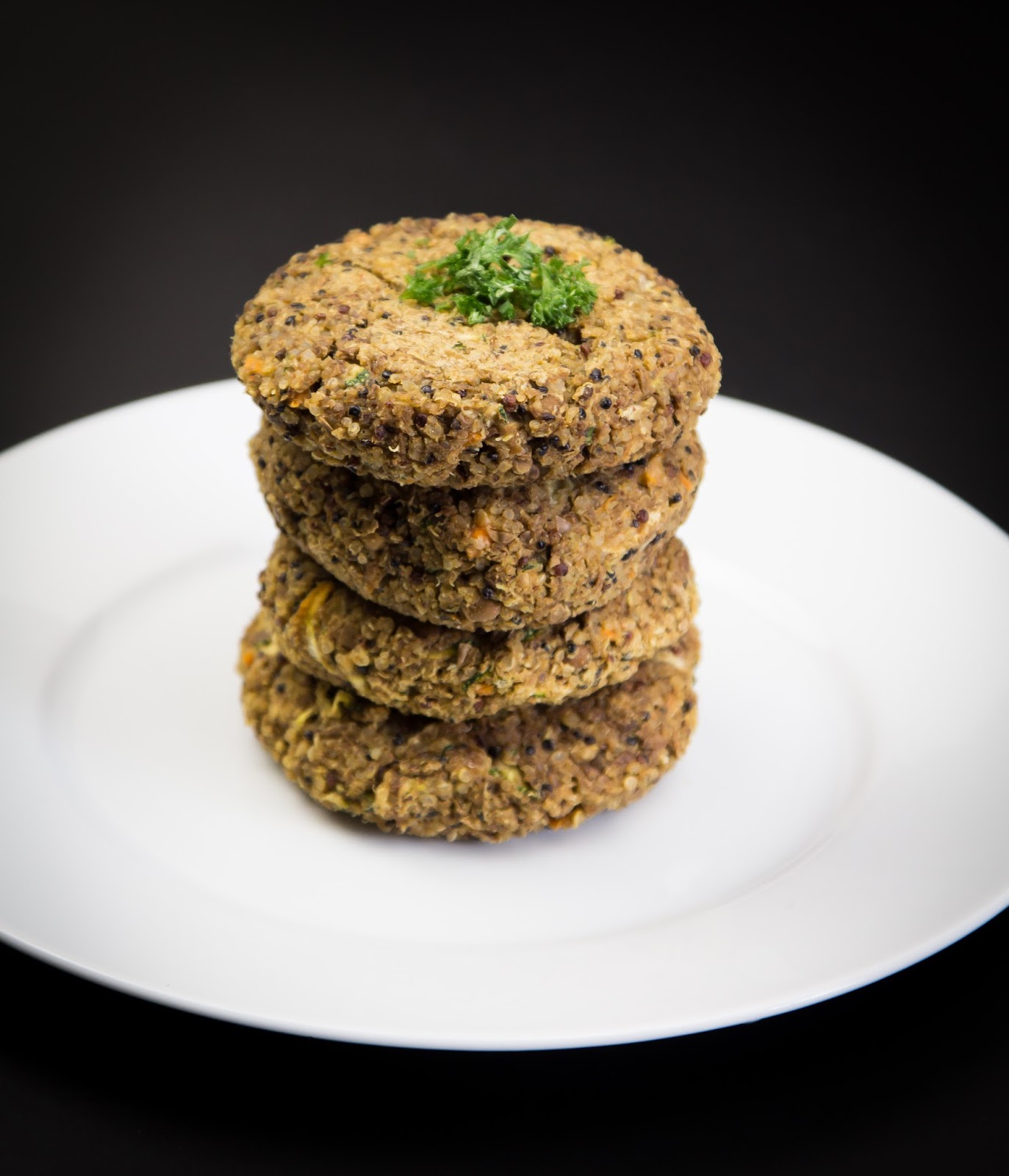 Quinoa Lentil Burgers