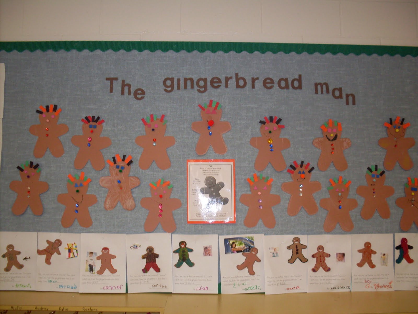 kindergarten days: Gingerbread Man