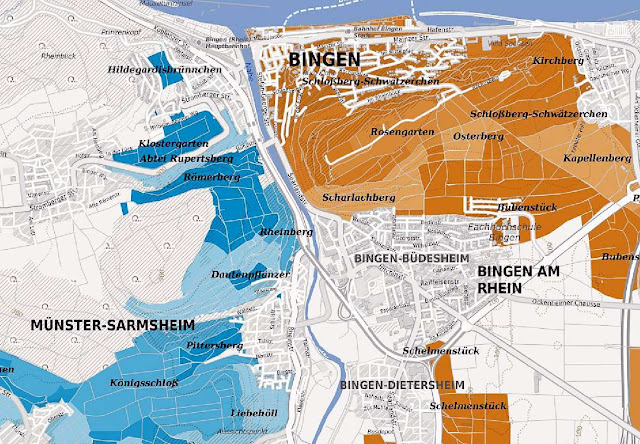 Weinlagen rund um Bingen