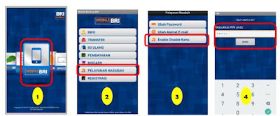 Cara blokir kartu atm bri lewat bri mobile