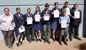 Mathematics Competition Teams with teacher Mrs Donaldson