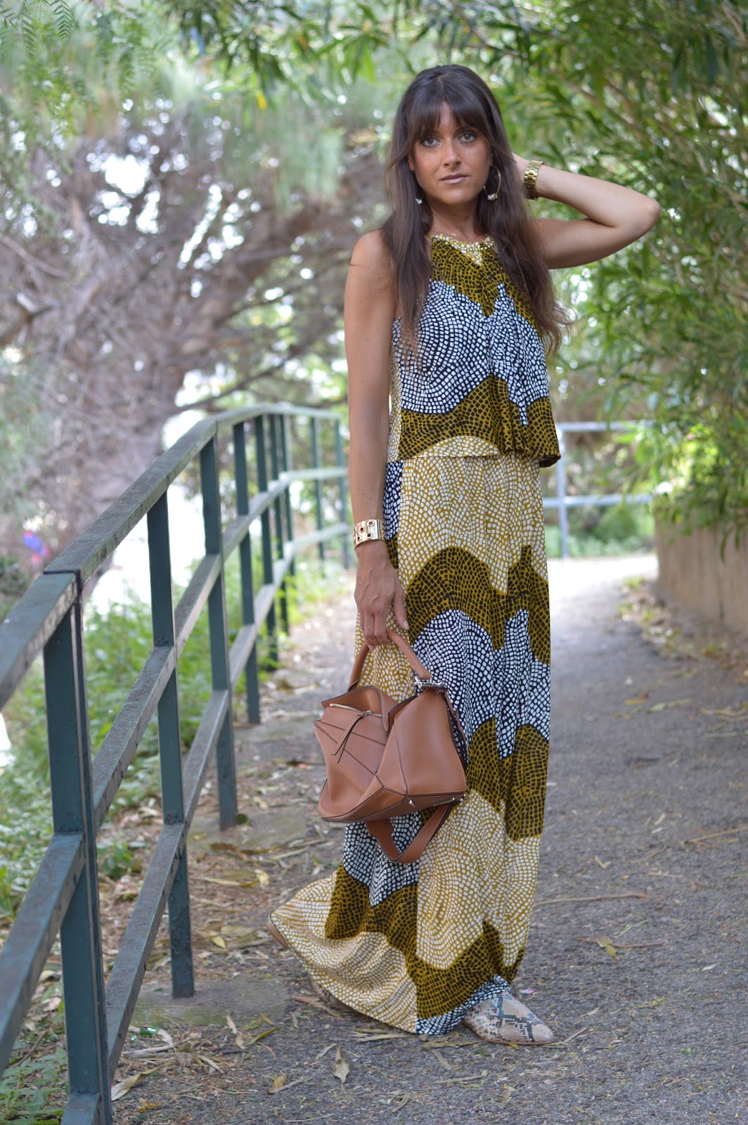 Fashion Musings Diary Summer Dress Mania 3 ♥ H&M Wax Maxi Dress