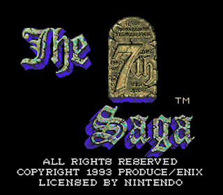 The 7th Saga - Título RPG