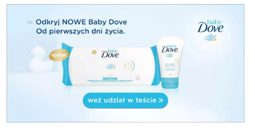Testowanie kosmetyków dla dzieci z serii Baby Dove Rich Moisture Konkurs