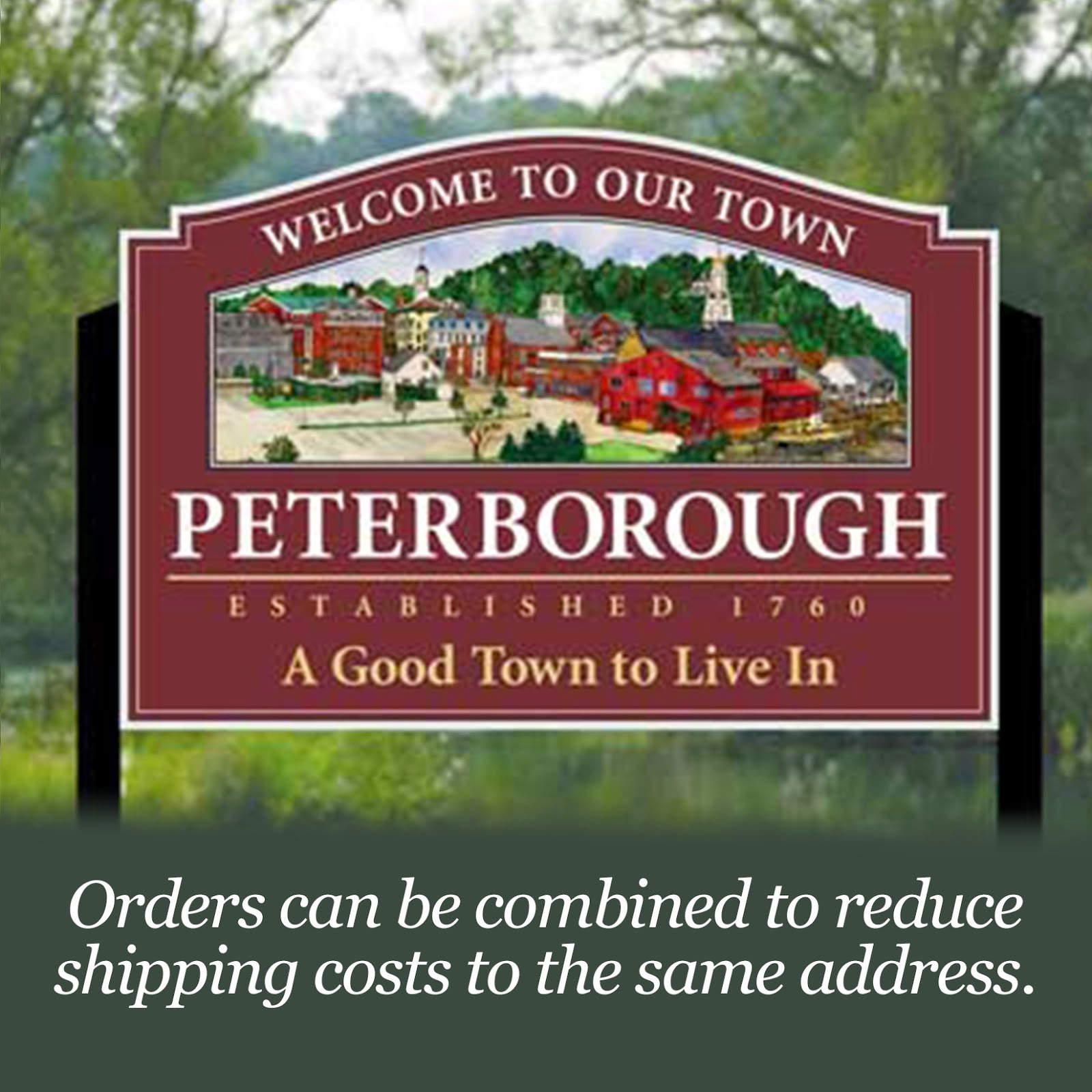 SHIPPING: USPS from Peterborough, NH, USA