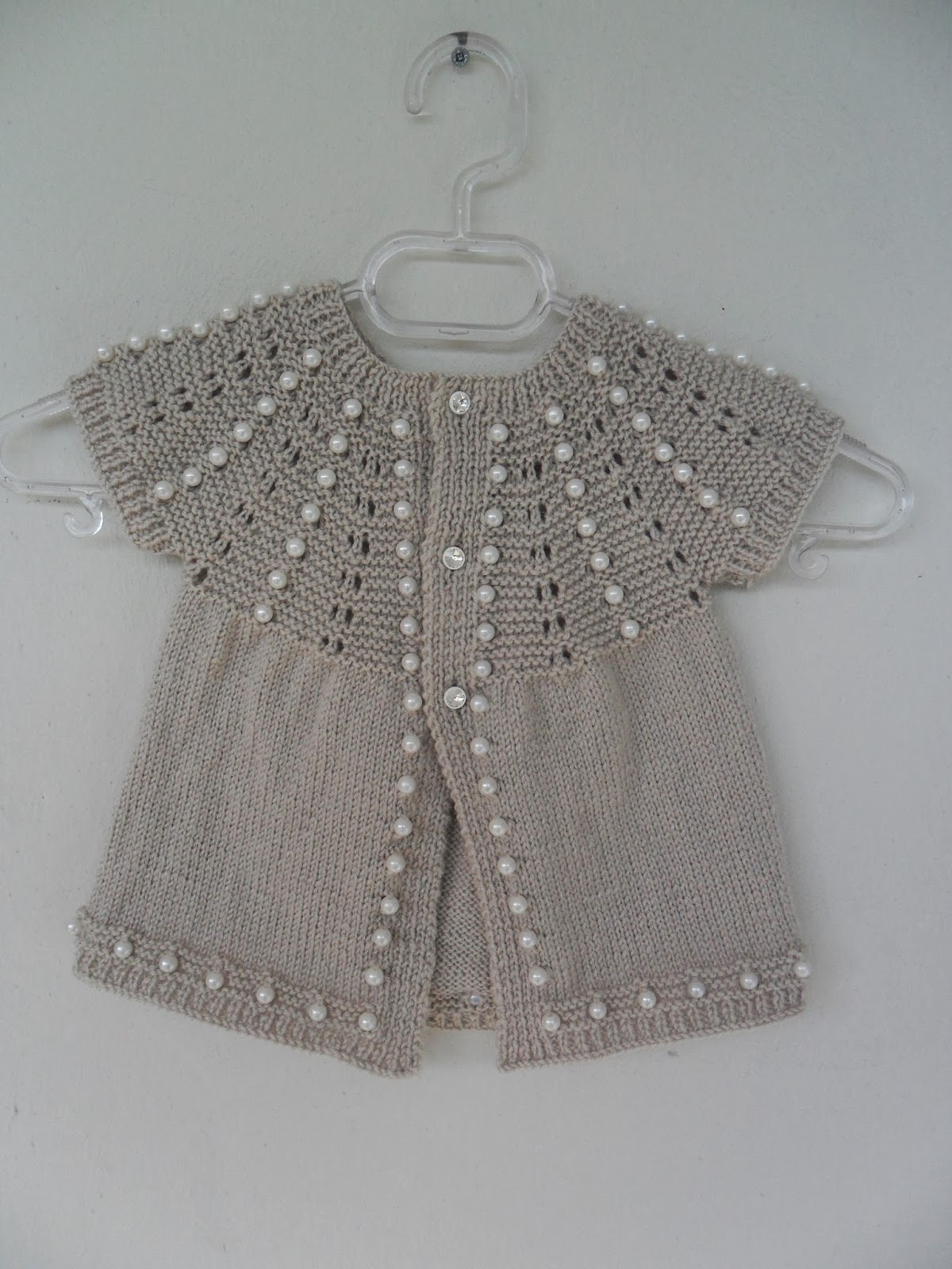 Bir Dalda İki Baykuş İncili kokoş Bebek Yeleği )