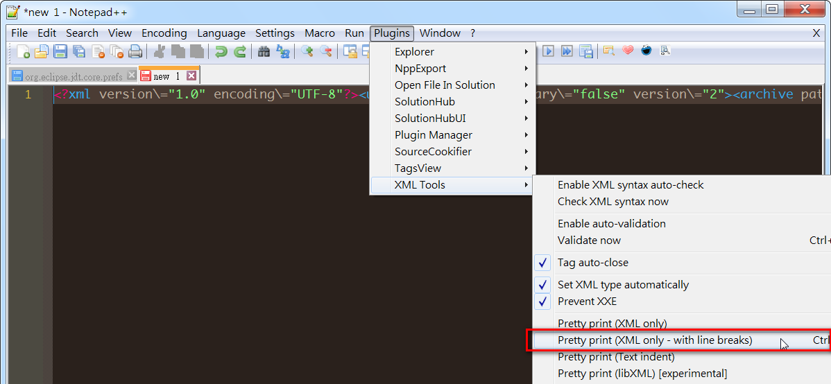  eclipse user library 