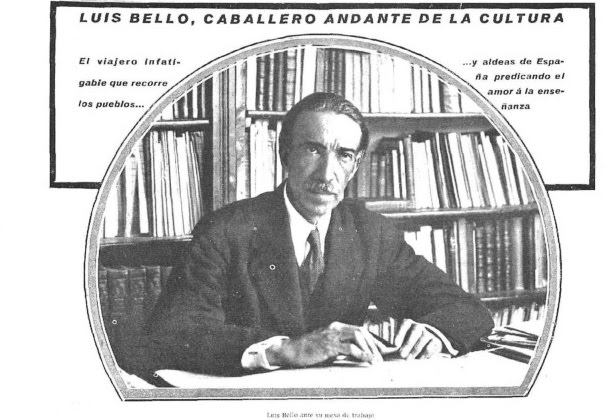 1928. LUIS BELLO y la instrucción pública en QUESADA