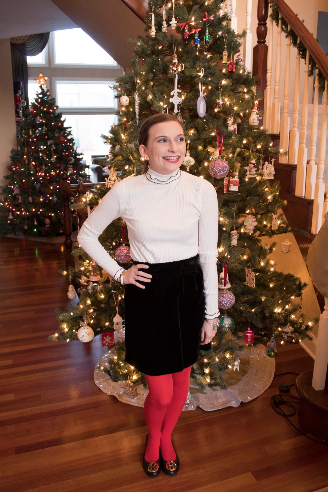 Sew Cute: Sew Cute Holiday: Christmas Day OOTD