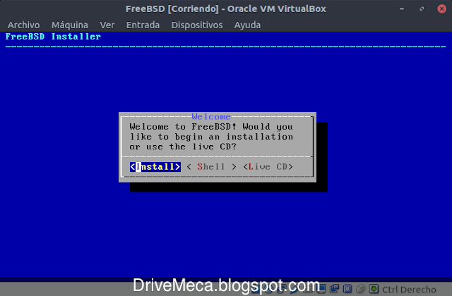 Tres posibles usos del ISO de FreeBSD Tres posibles usos del ISO de FreeBSD