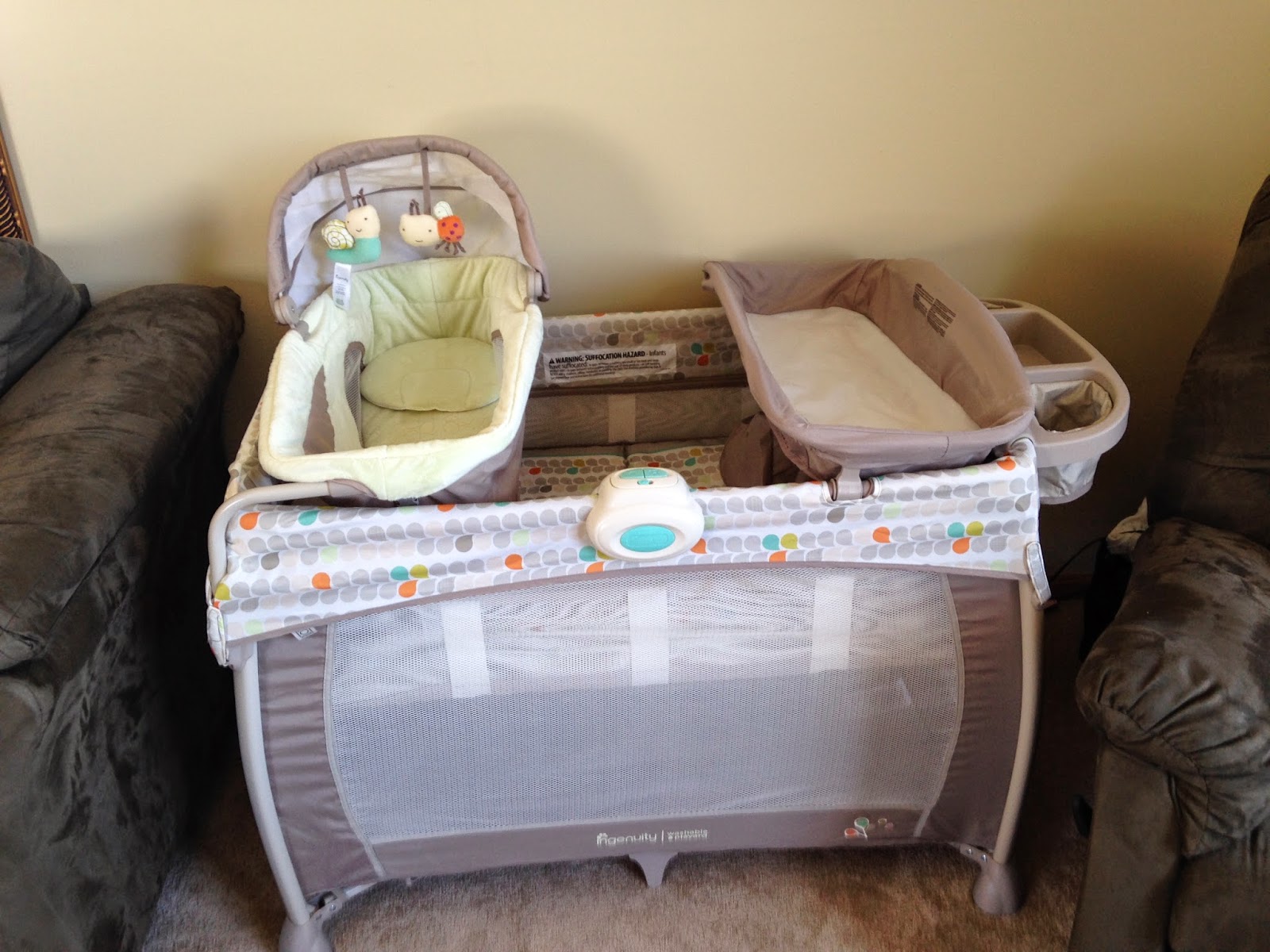 Mommy's First Year Perfect Timing... Ingenuity Washable Playard with