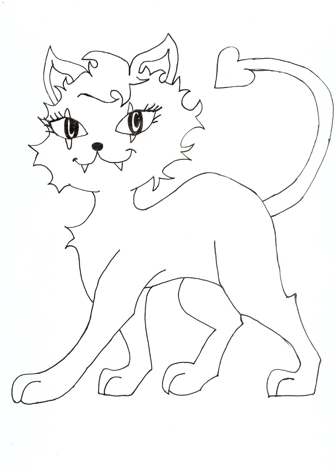 Cresent Free Coloring Sheet CLICK HERE TO PRINT Printable Monster High
