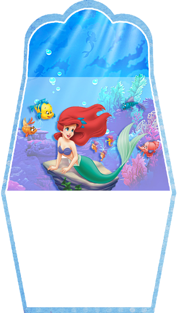 The Little Mermaid Birthday Free Printable Purse Invitations. The Little Mermaid Birthday Free Printable Purse Invitations.