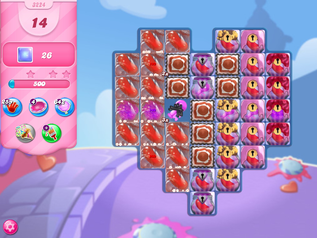 Candy Crush Saga level 3224 Candy Crush Saga level 3224