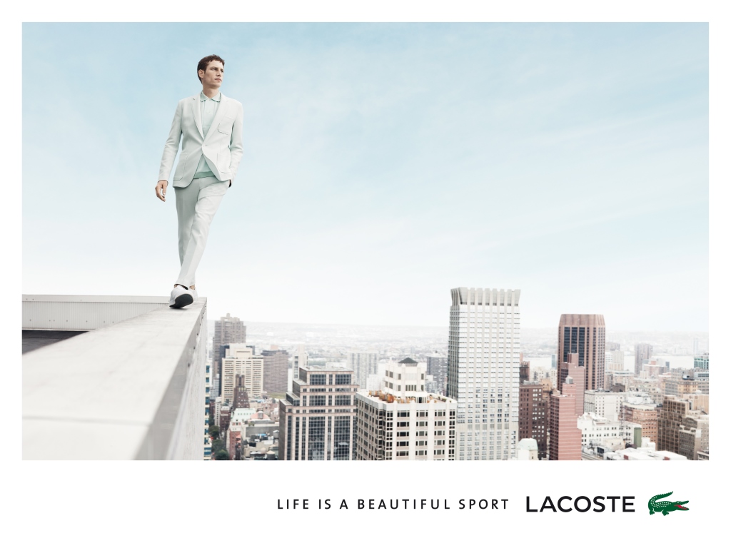 Ad Campaign Lacoste Springsummer 2014 Kati Nescher And Roch Barbot By Jacob Sutton 