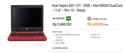 Saatnya Belanja Laptop Acer Di MatahariMall SAATNYA BELANJA LAPTOP ACER DI MATAHARIMALL.COM