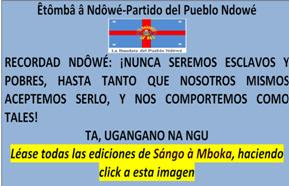 Click en la imagen y léase todas las ediciones de Sángo à Mboka