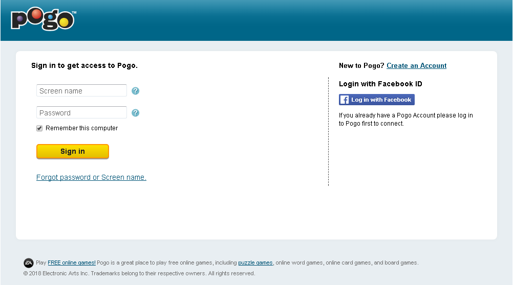 How to Recover Your Pogo Screen Name or Password