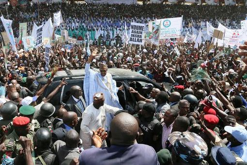 aaa Photos: Pres. Buhari in Ondo for APC governorship campaign