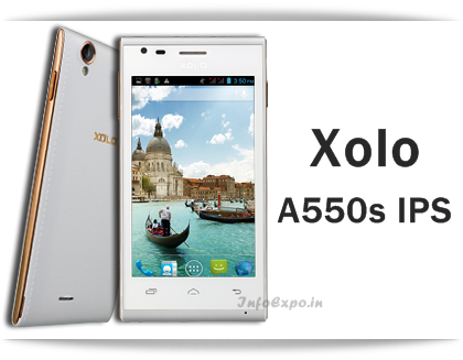 Xolo A550S IPS: 4-inch 3G Android Smartphone Specs and Price