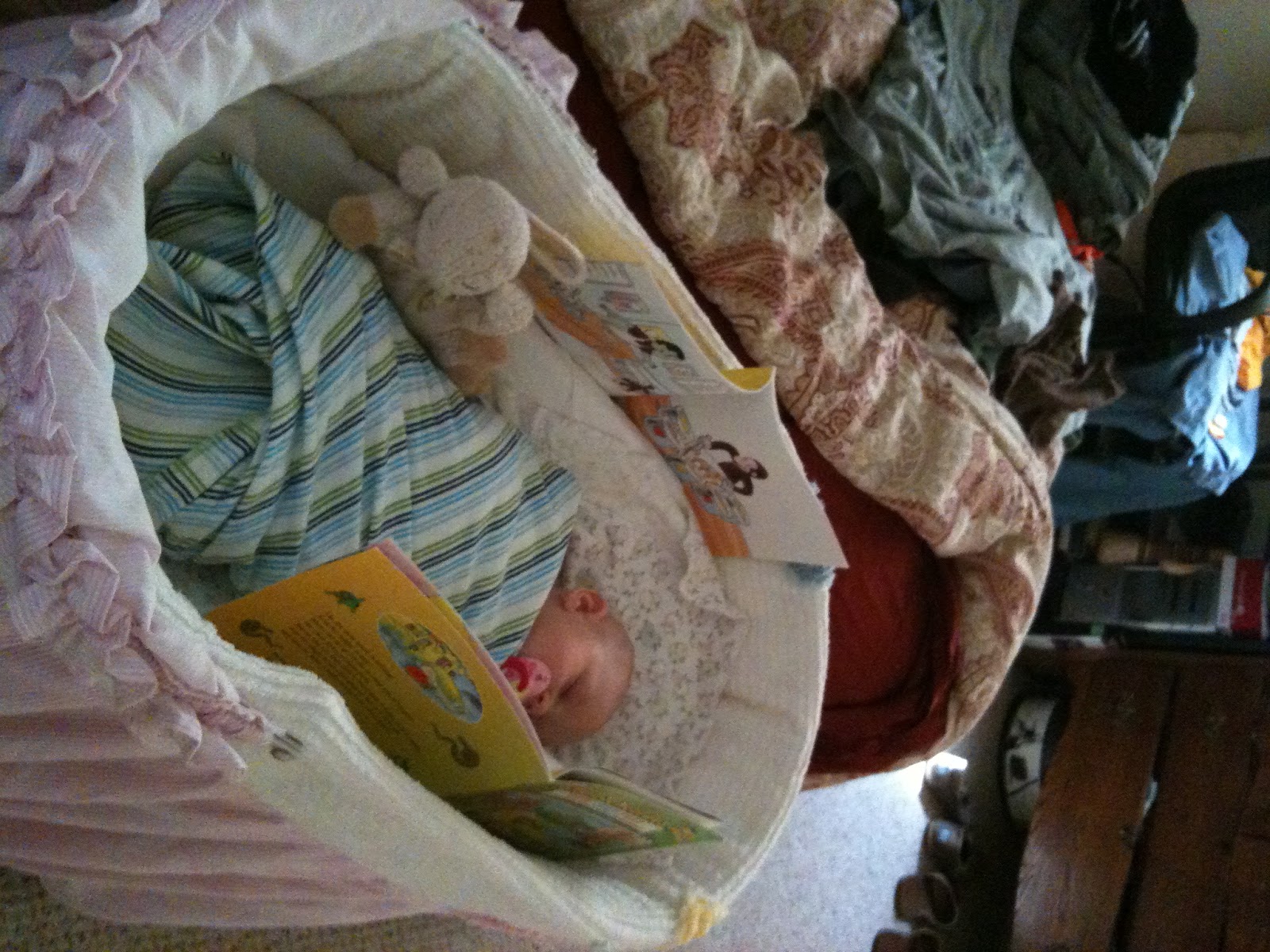 But He Gives More Grace And She Wrapped Him in Swaddling Clothes...