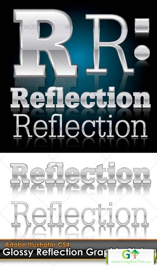 Glossy Reflection Illustrator Graphic Style