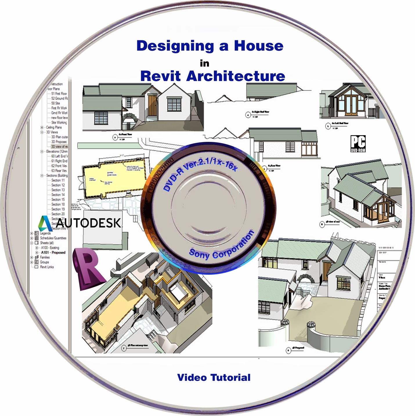 Easy Learning DVDs Designing a House in Revit Architecture Tutorial