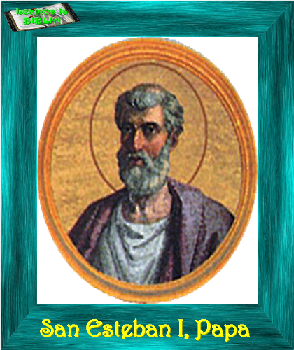 Leamos la BIBLIA San Esteban I, Papa