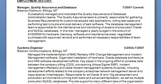 Doc job mount programmer resume surface
