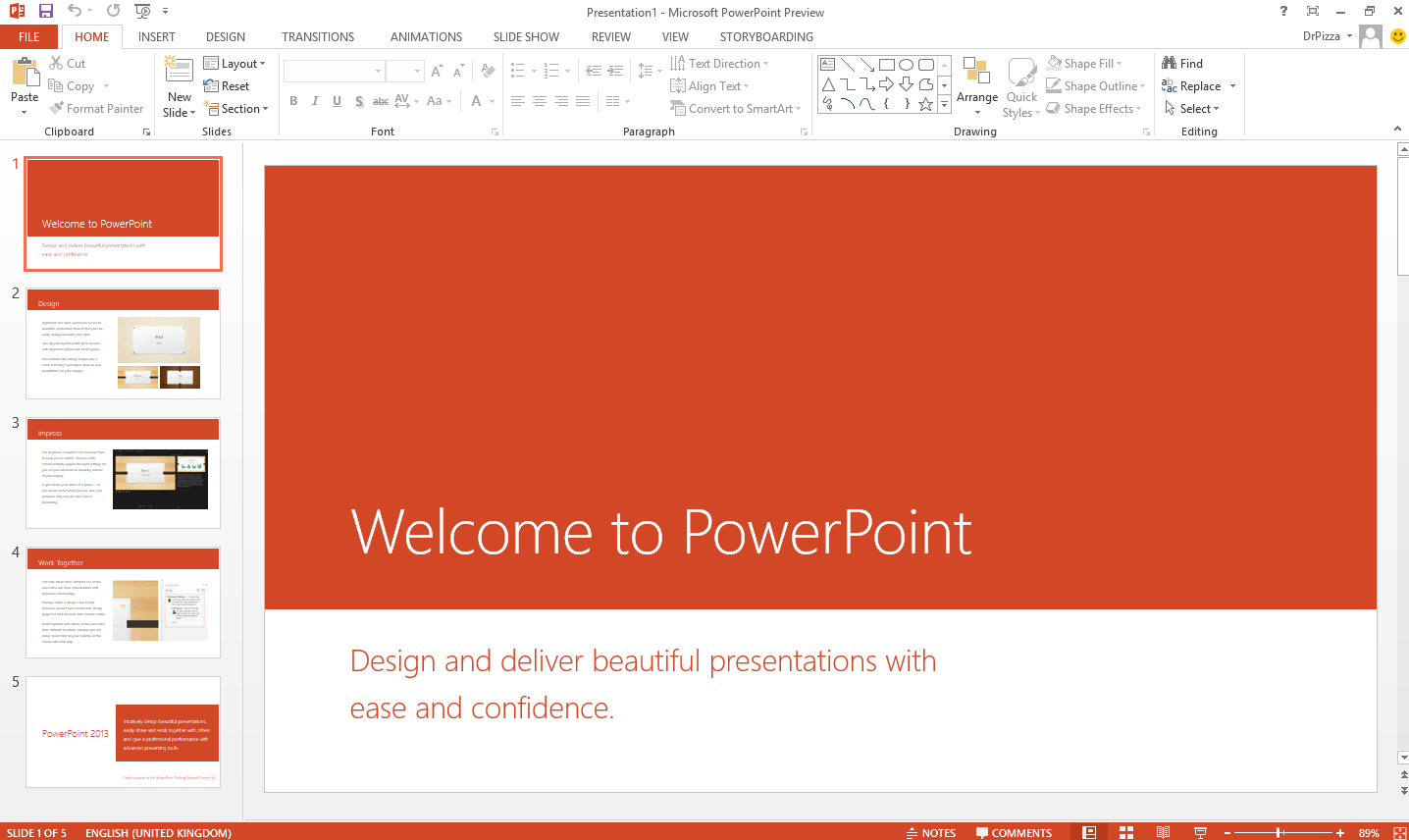 powerpoint presentation download in pc