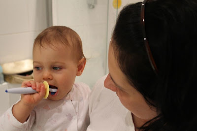 Test szczoteczki do zębów dla niemowląt