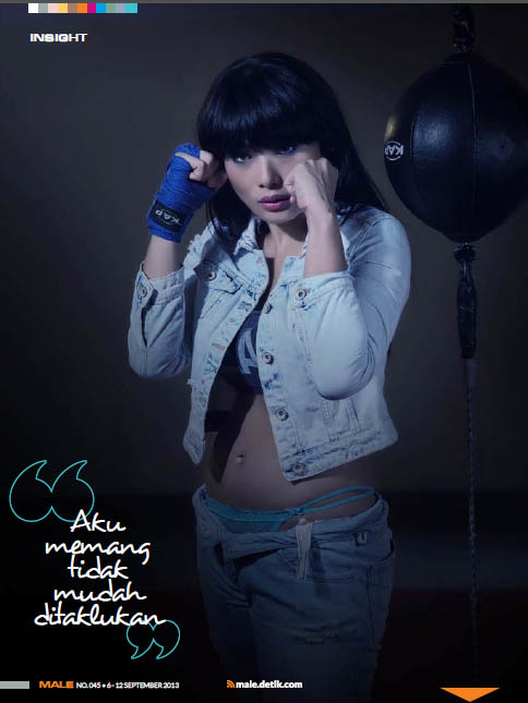 Galeri Foto Nabila Putri di Majalah Male September 2013 - Mazda News