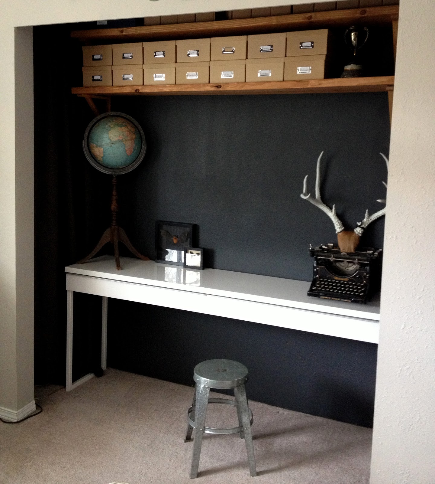 THE LITTLE ROAD SAID GO! MY CLOSET OFFICE