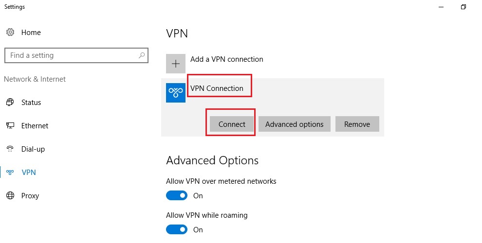 Knowledge Area How to Create VPN Client Adapter in Windows