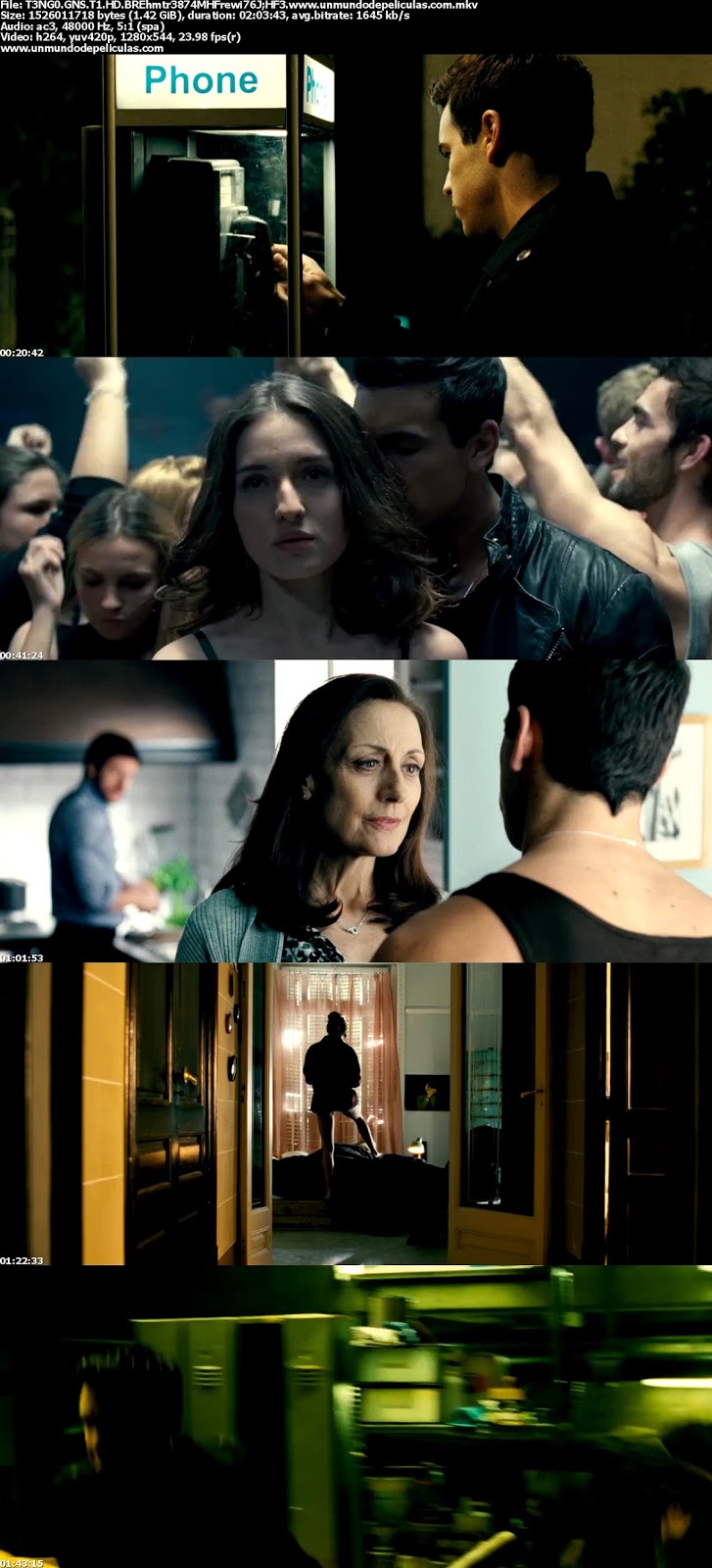 Capturas de la película.