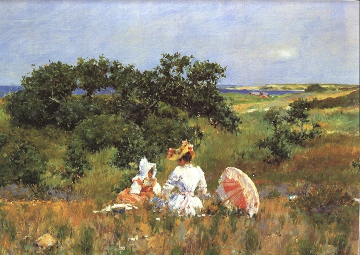 William Merritt Chase 1849-1916 | American Impressionist painter | The Plein Air Scenes 
