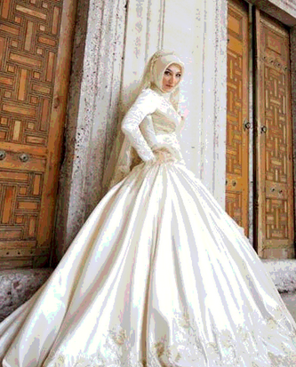 Contoh model gaun pengantin