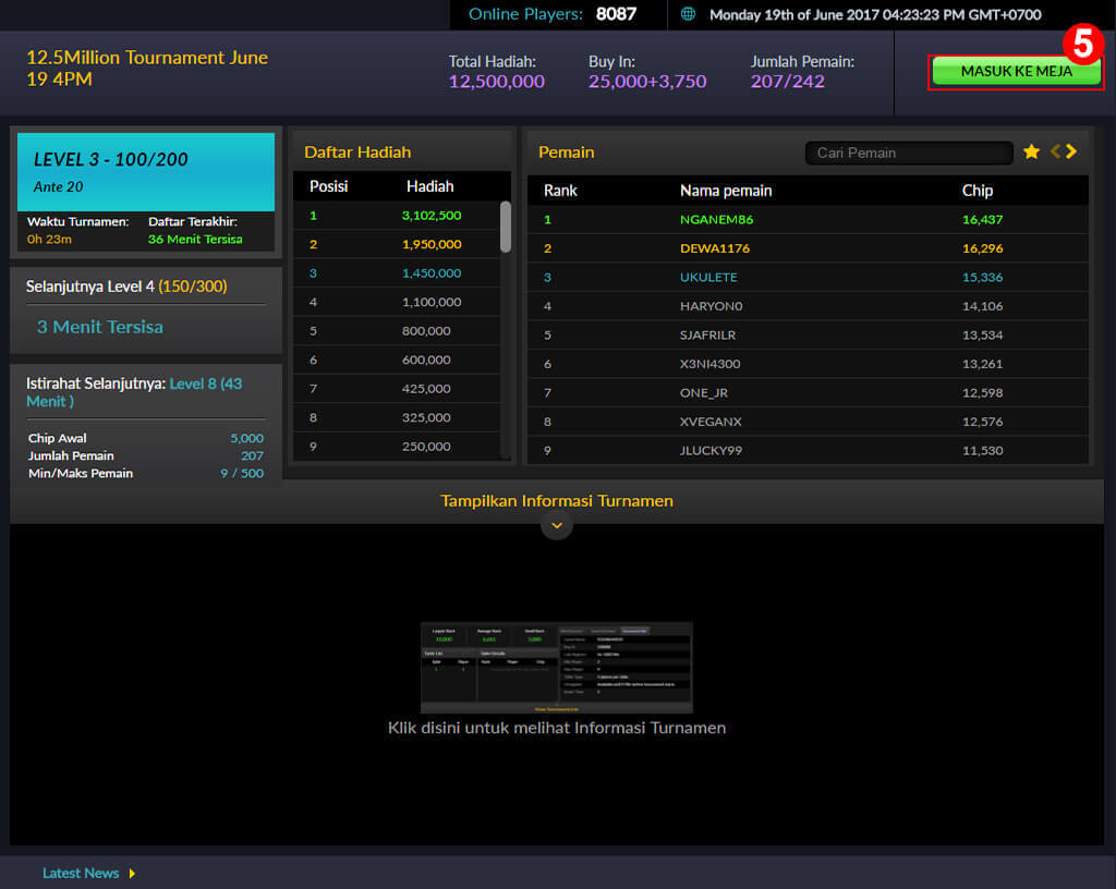 Panduan Bermain Turnamen Poker IDN | Agen Terpercaya IDN