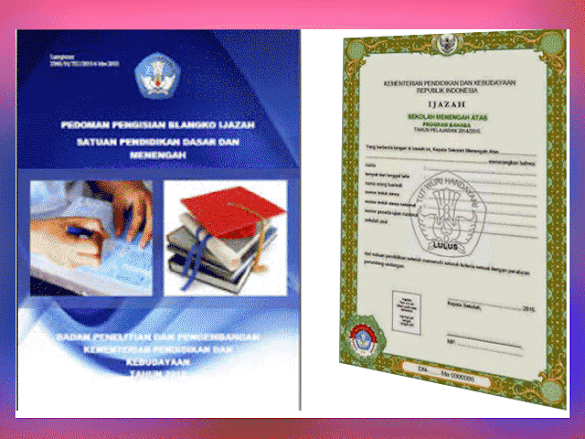 Download Juknis Penulisan Ijazah Sd,Sma,Smk Dan Paket Terbaru Plus Pola
Blanko Ijazah