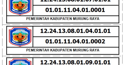 Tata Cara Penomoran Inventaris Barang Sekolah - Menata Rapi