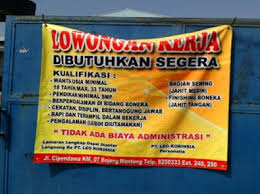 Lowongan Kerja Pabrik Garment Di Bekasi SMP | SMA/Sederajat Lowongan Kerja Pabrik Garment Di Bekasi PT Leo Korinsia | SMP | SMA/Sederajat