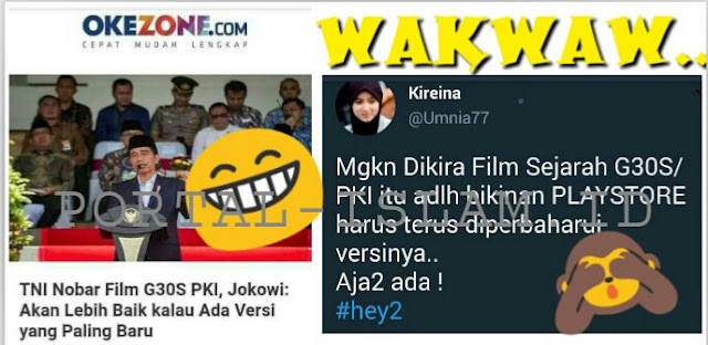 Jokowi Minta Film G30S/PKI Didaur Ulang, Netizen NGAKAK: Emang Filmnya