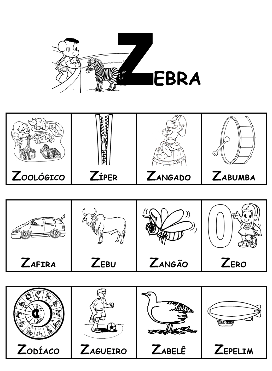 Alfabetizando com Mônica e Turma Dicionário ilustrado completo