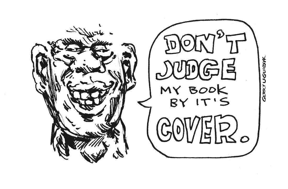 Don't judge my book by it's cover Gerry Lagendyk sketchbook