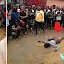 Flying bird falls and allegedly turns into a human being in Port Harcourt (Photos)